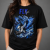 FLY High Graphic Oversized T-Shirt – Black