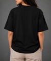 FLY High Graphic Oversized T-Shirt – Black