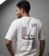 Porsche Graphic Oversized T-Shirt – White