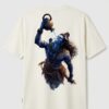 Mahadev Oversized Graphic T-Shirt – Off White