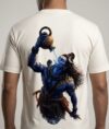 Mahadev Oversized Graphic T-Shirt – Off White