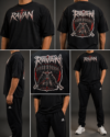 IMG_6702 RAVAN Oversized Graphic Printed Black T-Shirt