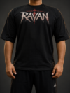 IMG_6707 RAVAN Oversized Graphic Printed Black T-Shirt