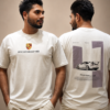 Porsche Graphic Oversized T-Shirt – White