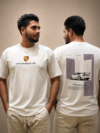 Porsche Graphic Oversized T-Shirt – White