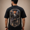 Peaky Blinders Oversized Graphic T-Shirt – Black