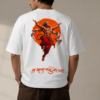 Hanuman Ji Oversized Graphic T-Shirt – Off White