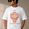 Hanuman Ji Oversized Graphic T-Shirt – Off White